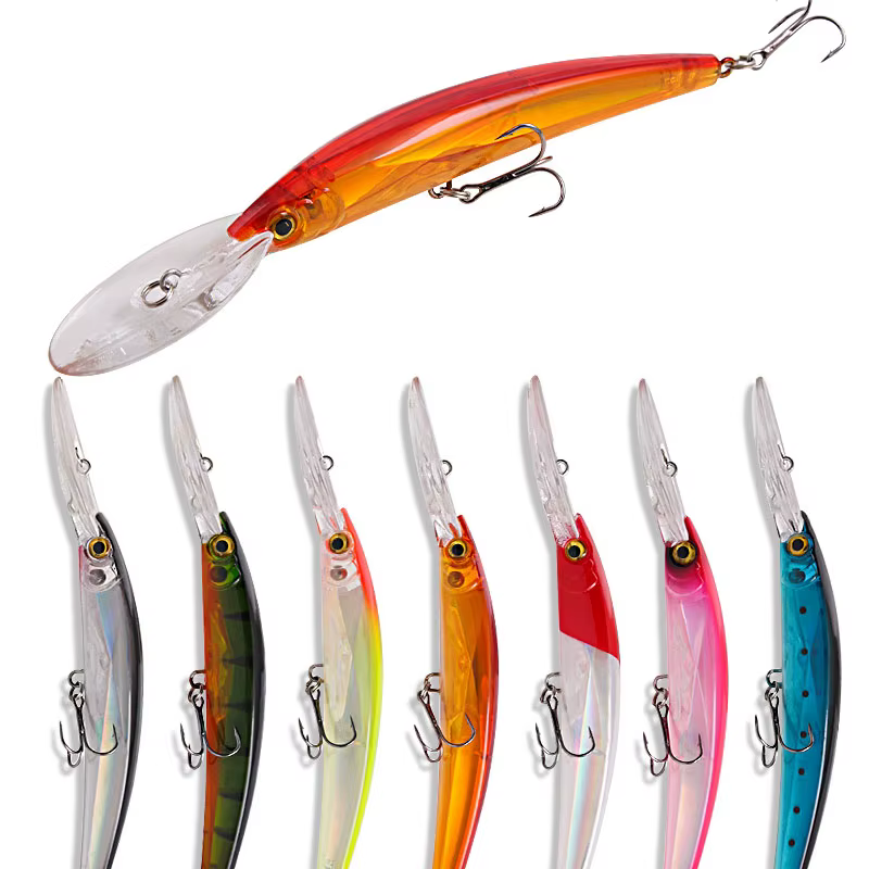 Swimbait flotante para lucio trolling – Imitación pececillos - imagen 5