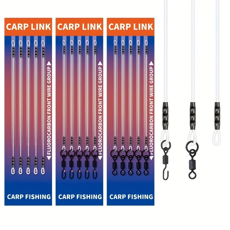 Kit Aparejos Carpa Method Feeder – Hair Rigs con Fluorocarbono