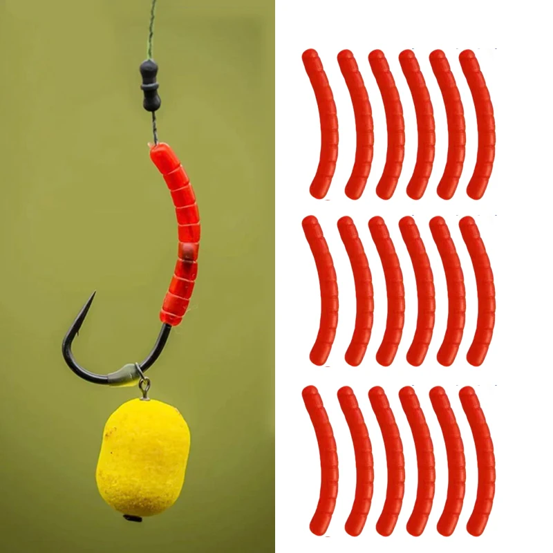 Deflector de lombriz roja YOTO – Porta anzuelos para carpfishing - imagen 4