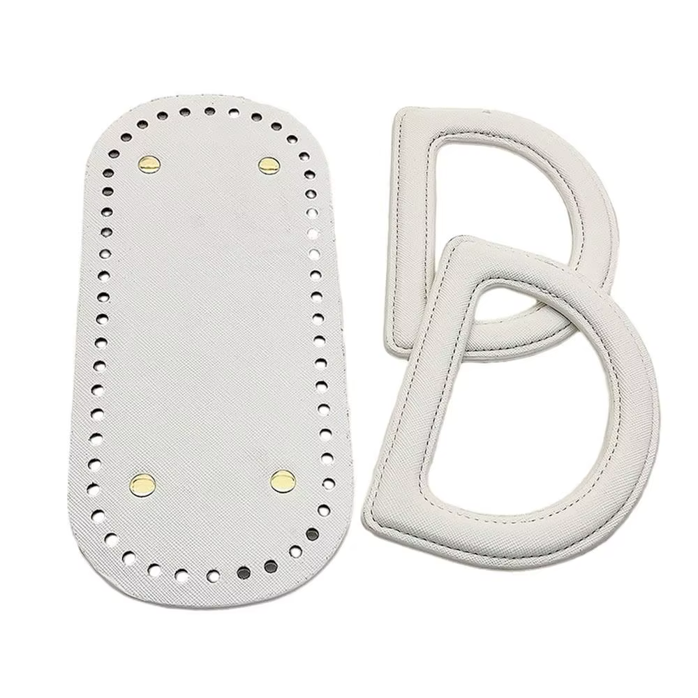 Accesorios de cuero PU con diseño para proyectos de bolsos
