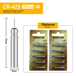 Flotador luminoso CR425 batería litio para pesca nocturna