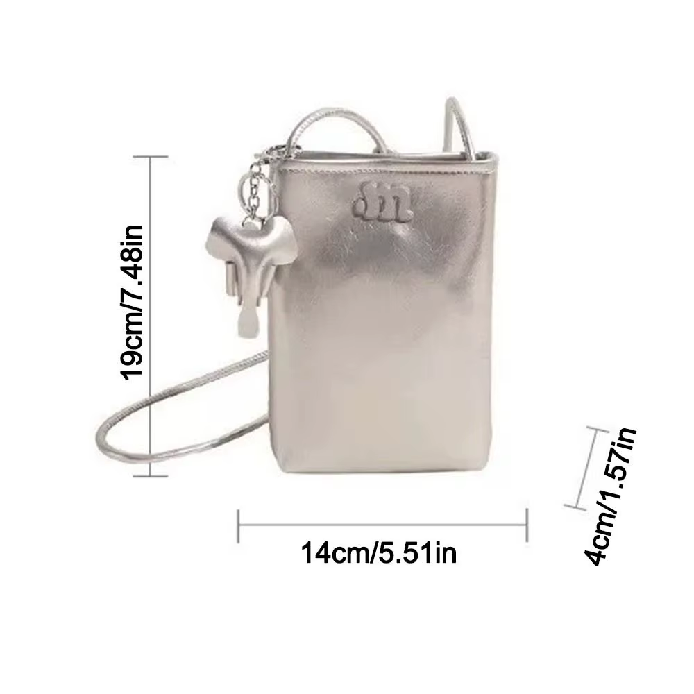Bolso bandolera de mujer en color sólido