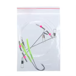Aparejo bala Baitholder con brazos de acero inoxidable y alambre líder