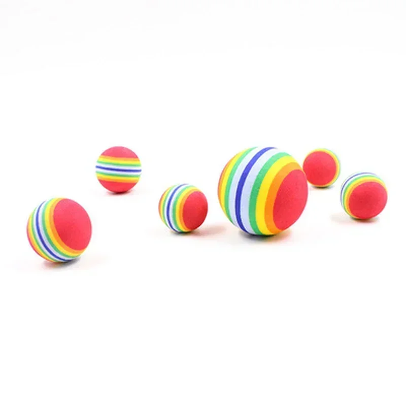 Pelotas coloridas para mascotas pequeñas