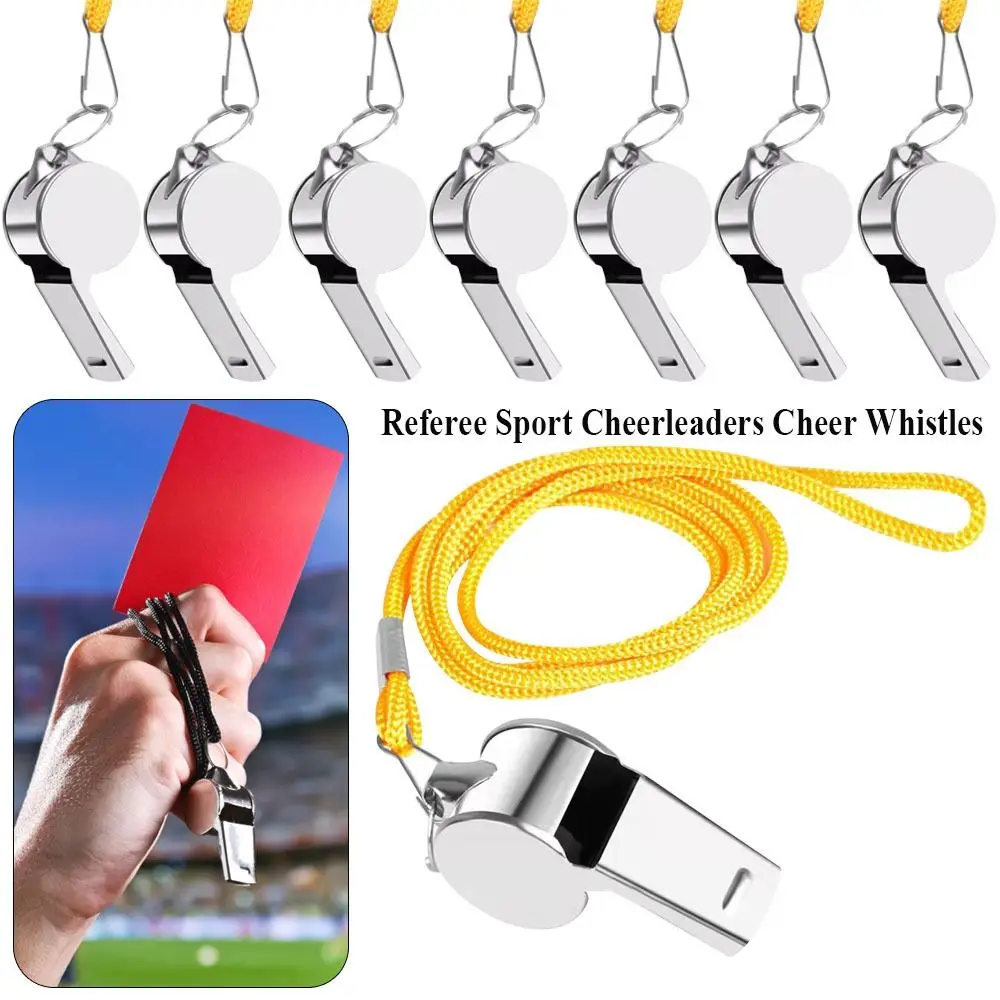 Silbato deportivo metal de acero inoxidable para árbitros y entreno - imagen 5