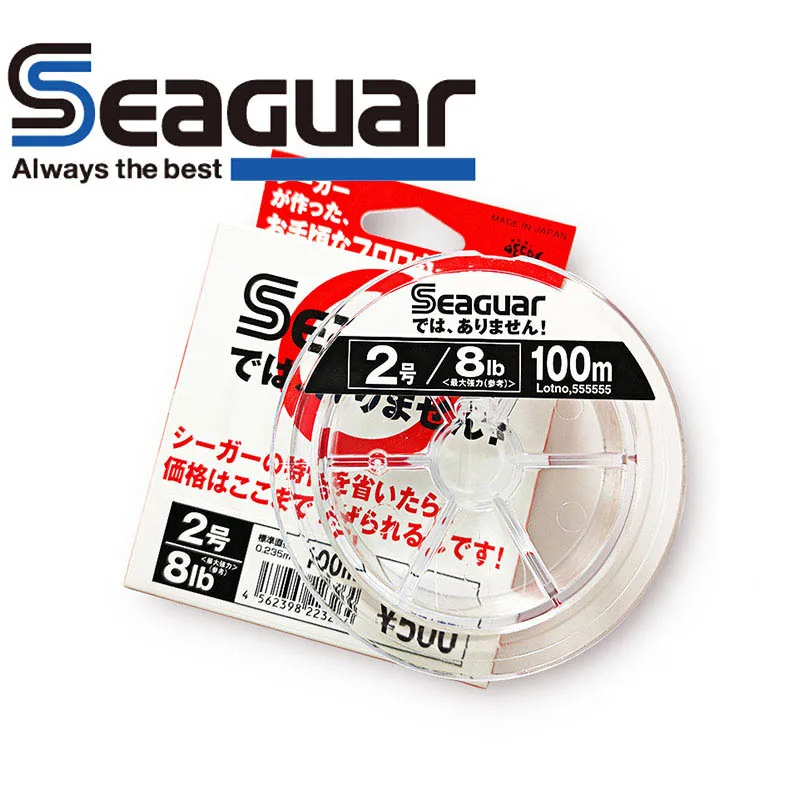 Línea de pesca Seaguar White LABEL 4‑20 lb – Fluorocarbono 100 m - imagen 2