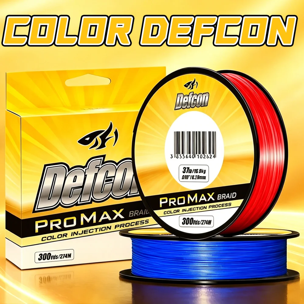 Línea de pesca trenzada Defcon PE resistente a la abrasión - imagen 4