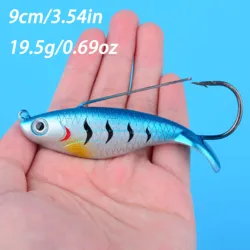 VIB Wobbler anti hierba con cuerpo láser realista para pesca