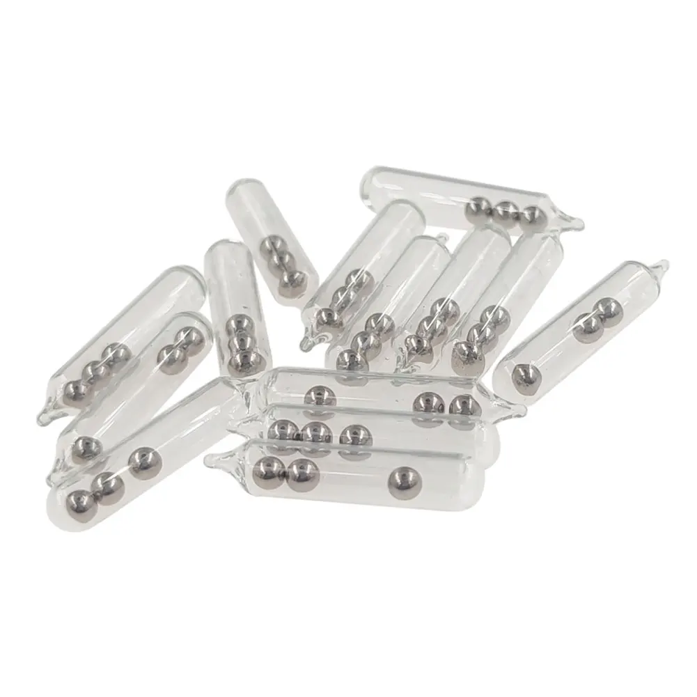 Sonajero de vidrio para señuelos con tubo de inserción y bolas - imagen 2