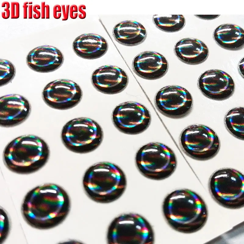 Ojos de Pez 3D en 5mm y 6mm – colores variados - imagen 2