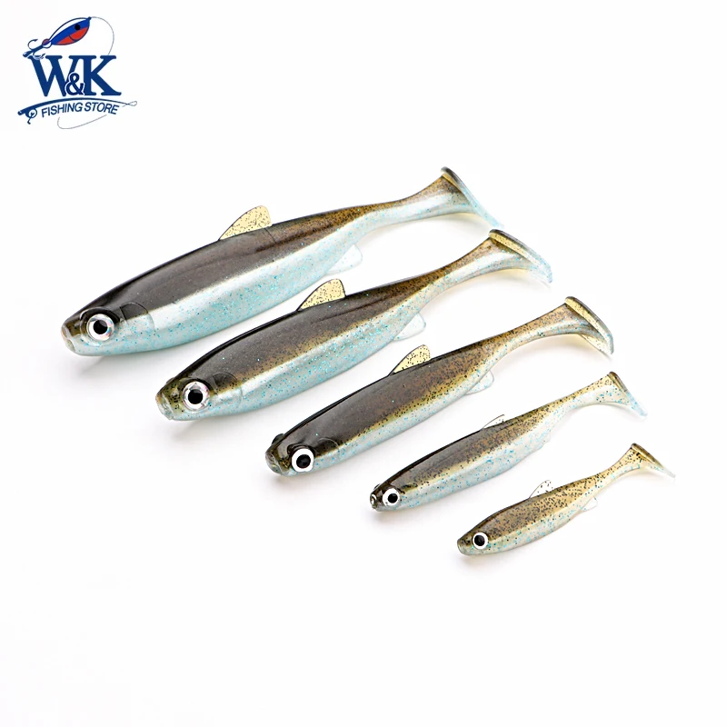 Señuelo swimbait con ojos 3D para pesca de lucio y sandre suave