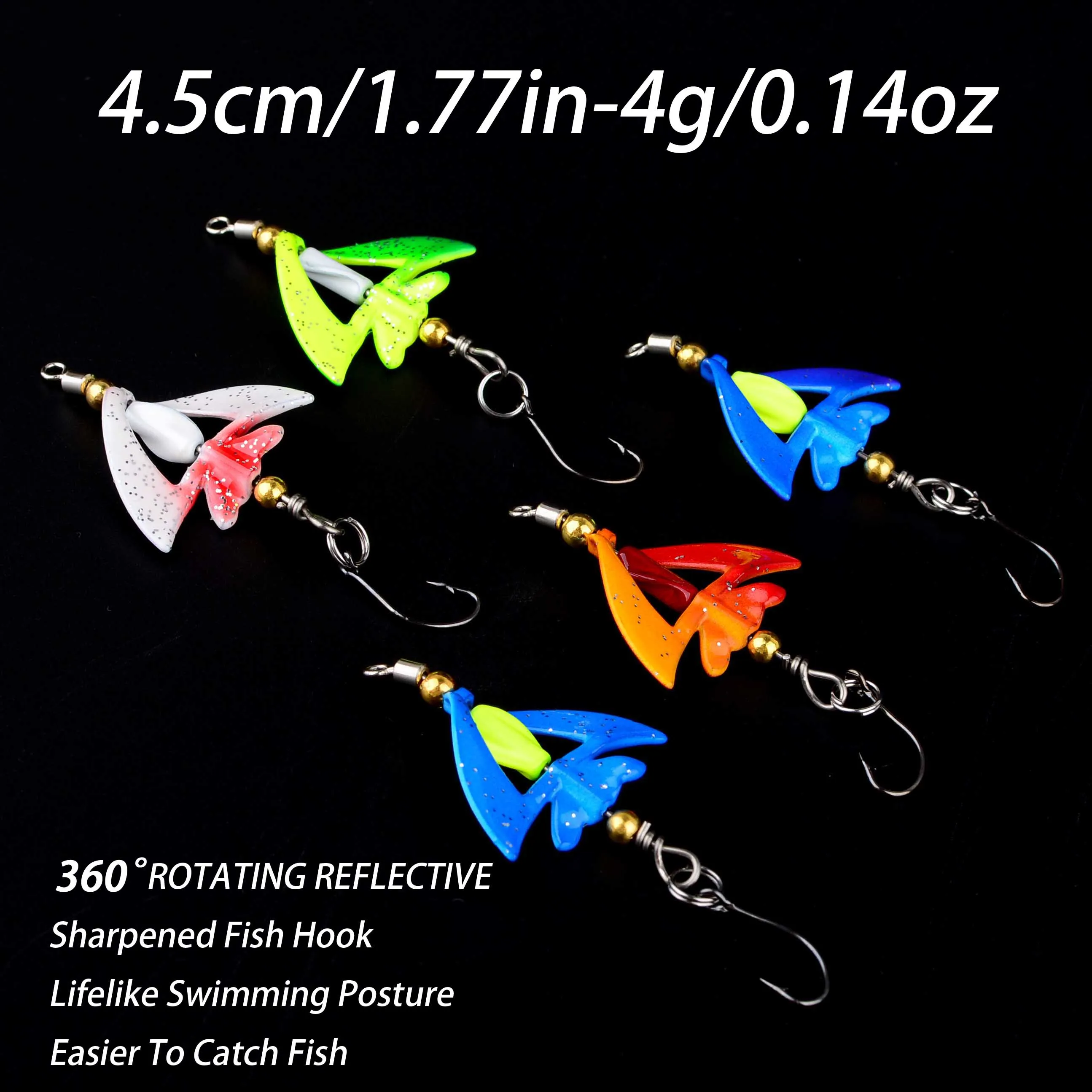Señuelo Cuchara Giratoria UV para black bass y trucha - imagen 4