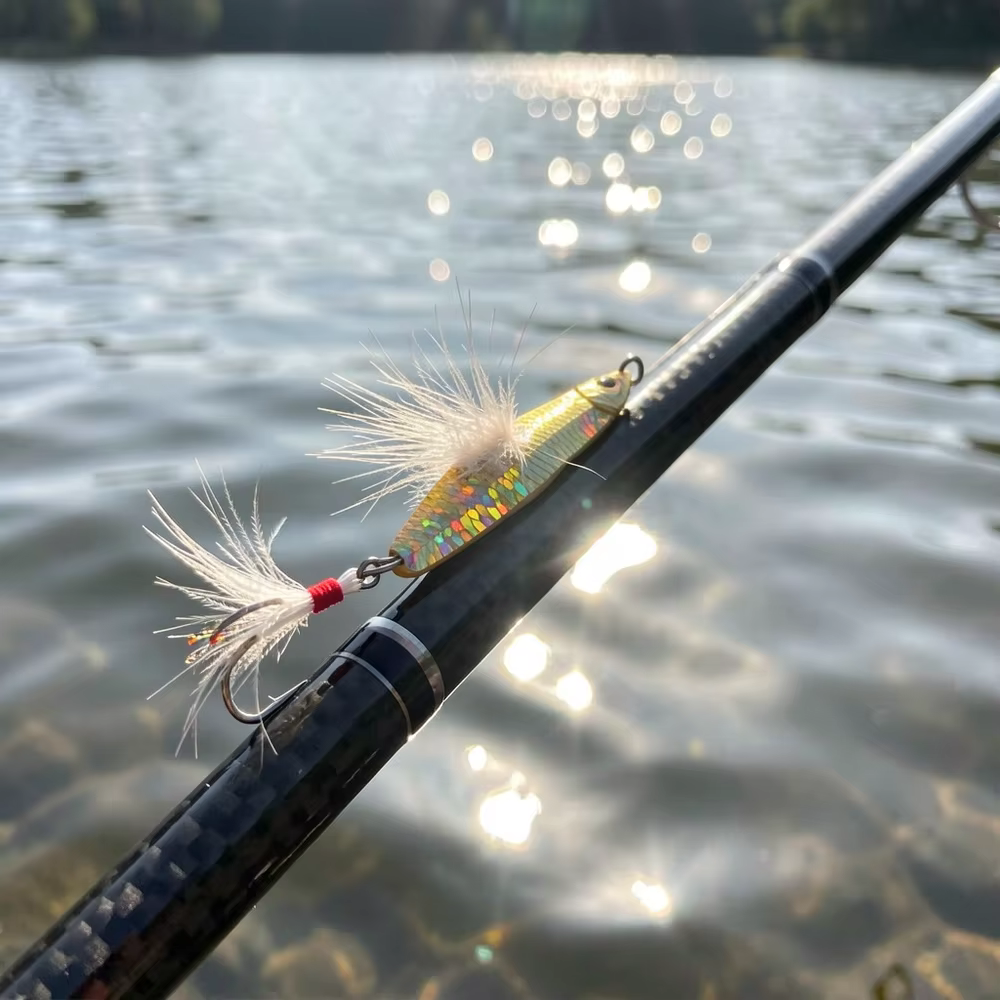 Cuchara de pesca metálica para lubina, lucio y lucioperca - imagen 2
