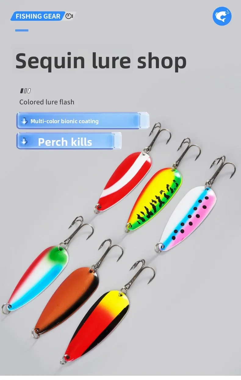 Spinners metálicos 20 g para trolling