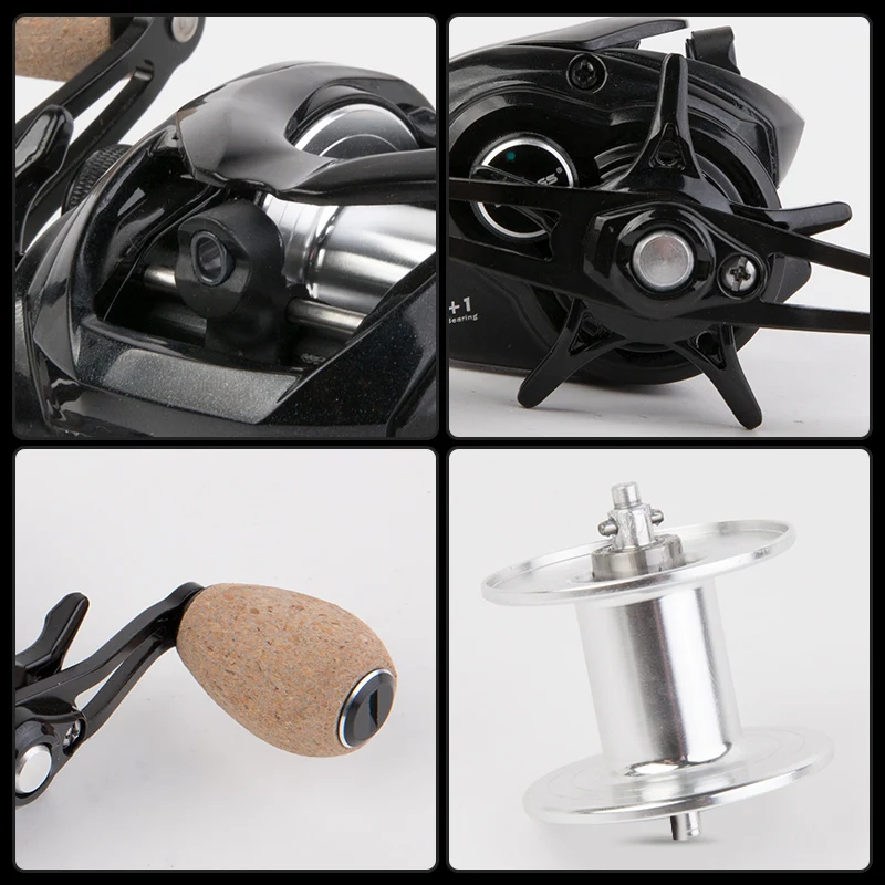 Carrete de Pesca BILLINGS con bobina de metal para agua dulce y salada - imagen 4
