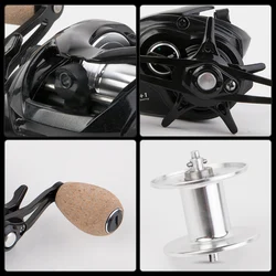 Carrete de Pesca BILLINGS con bobina de metal para agua dulce y salada