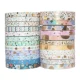 Cinta washi dorada con estampado de gatos – para scrapbooking