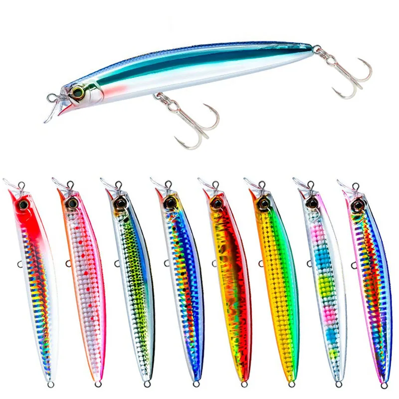 Cebo flotante Wobbler – anzuelos calidad para perca, lubina y Swinger