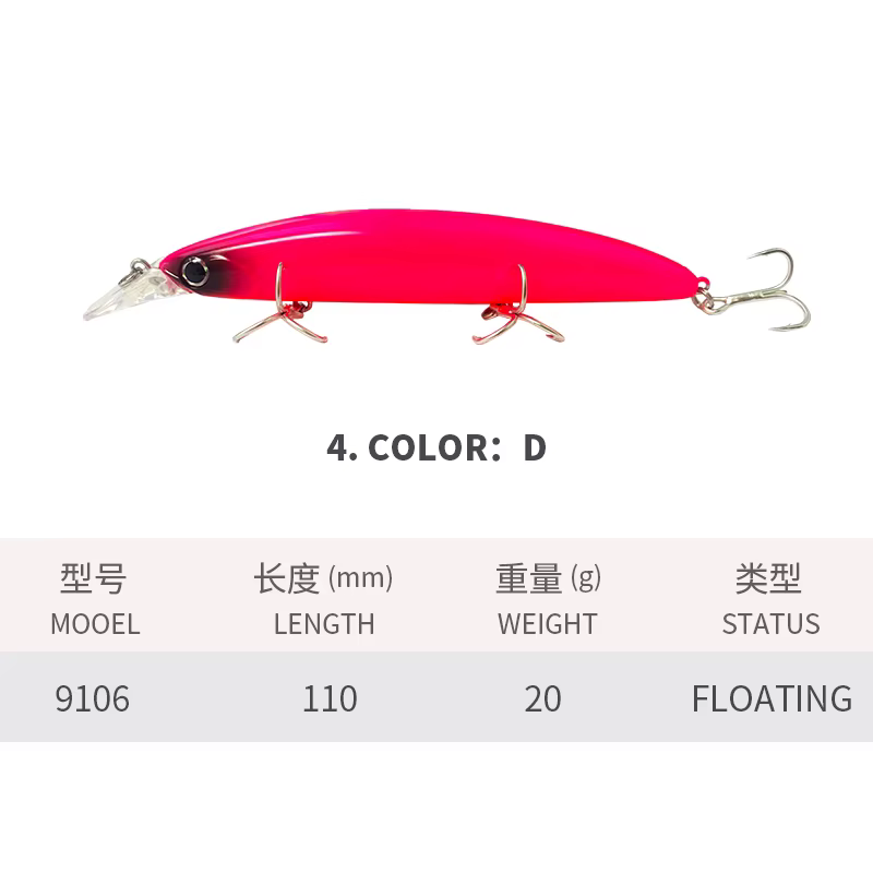 Cebín Swimbait flotante para lubina - imagen 4