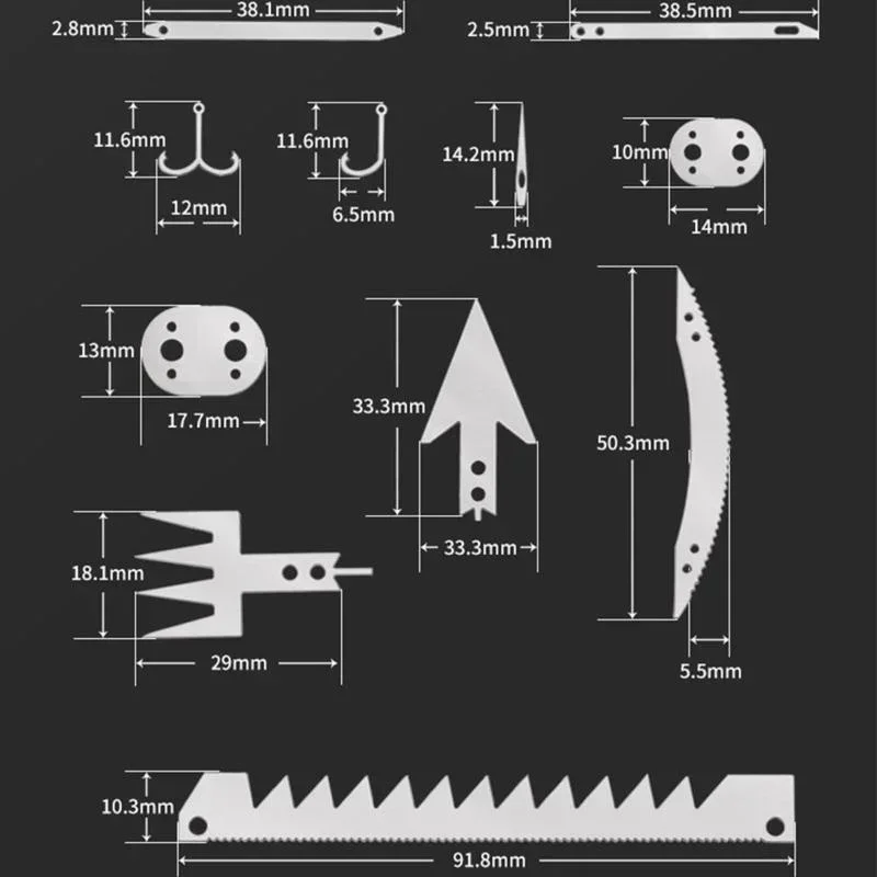 Multiherramienta de acero inoxidable para pesca y supervivencia - imagen 3