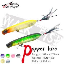 WALK FISH Popper para lubina — cebo flotante biónico