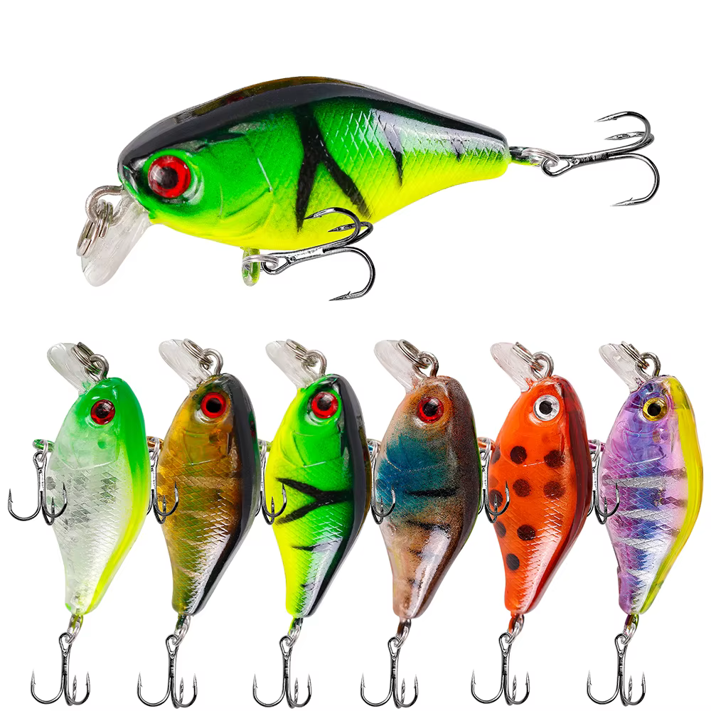 Wobbler Flotante Crankbait 4,5 cm 4,3g – Lubina y Lucio - imagen 4