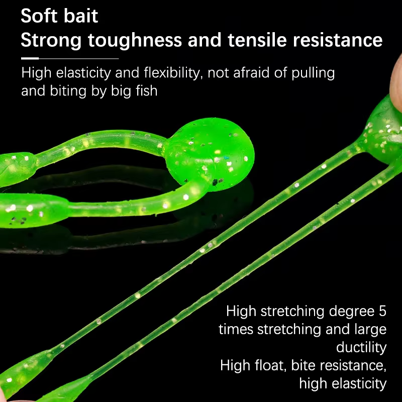Swimbait flotante vinilo para trucha y lubina - imagen 2