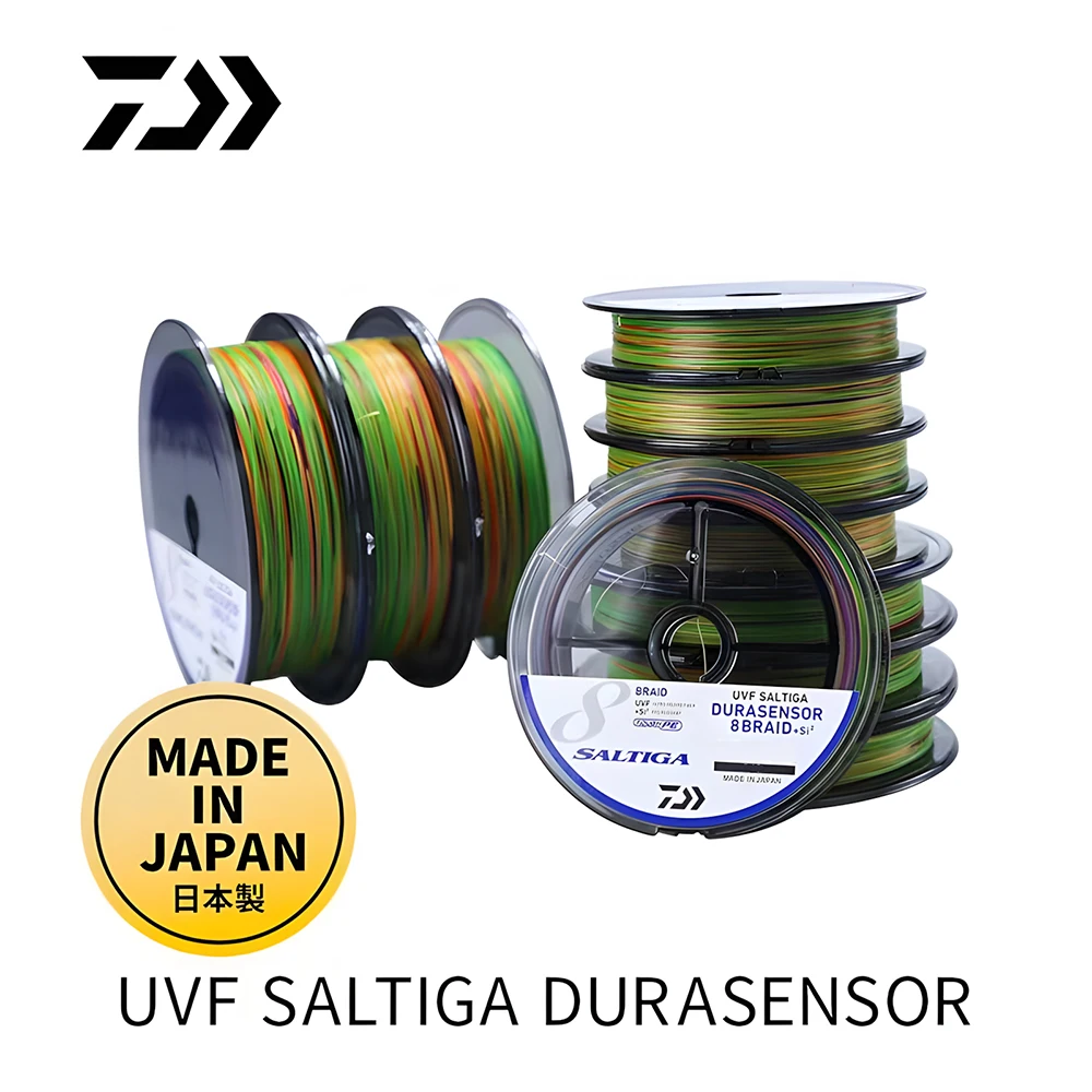 Línea trenzada Daiwa Saltiga Durasensor UVF – PE de Japón - imagen 3