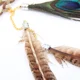 Pluma mosca boho multicolor – Accesorio pesca trucha - imagen 4
