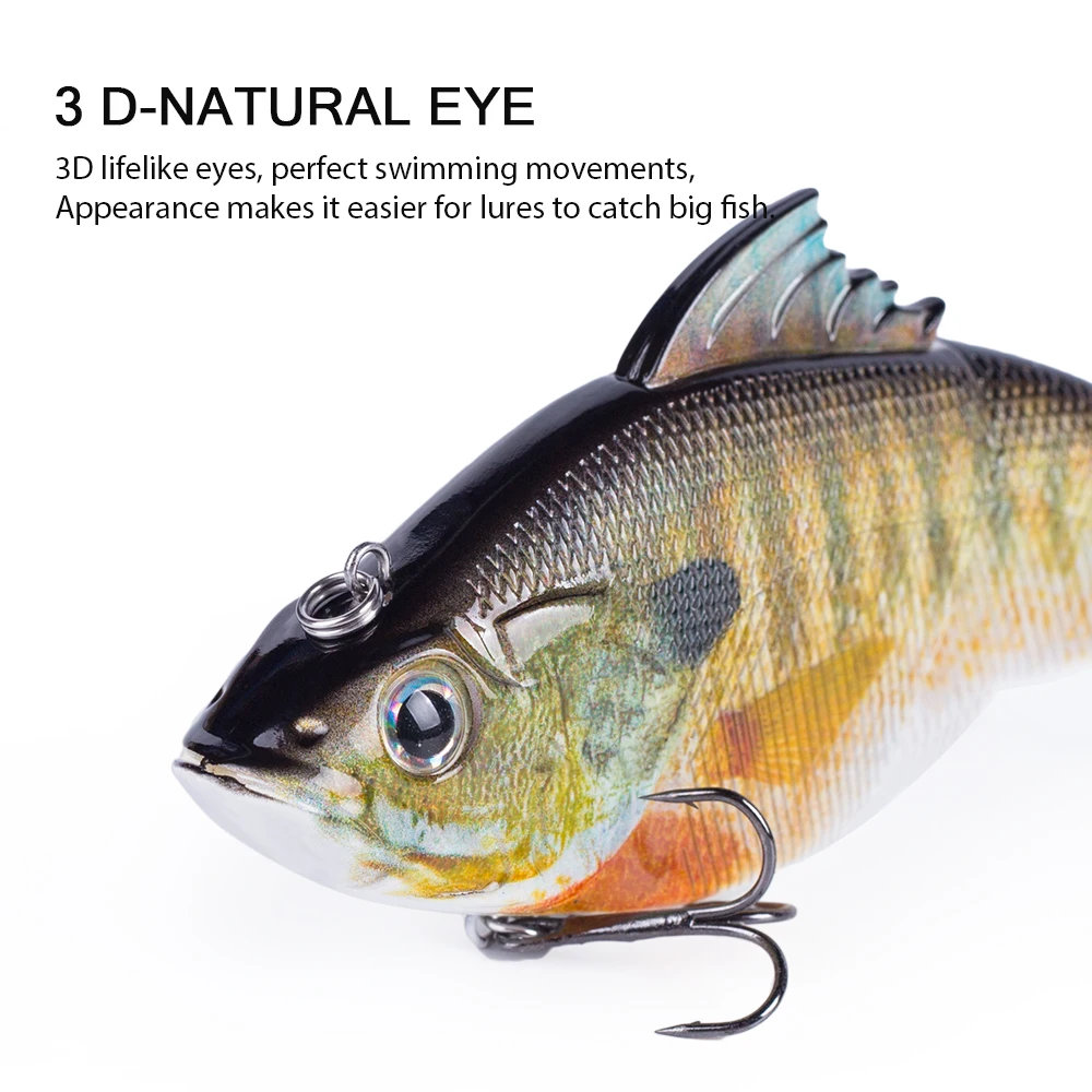 Hanlin VIB Crankbait Wobbler - Señuelo de hundimiento 11,5 cm - imagen 2