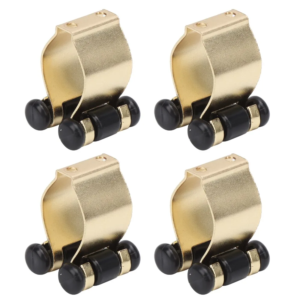 Soporte para taco de billar dorado compacto portátil, pinza fija - imagen 4