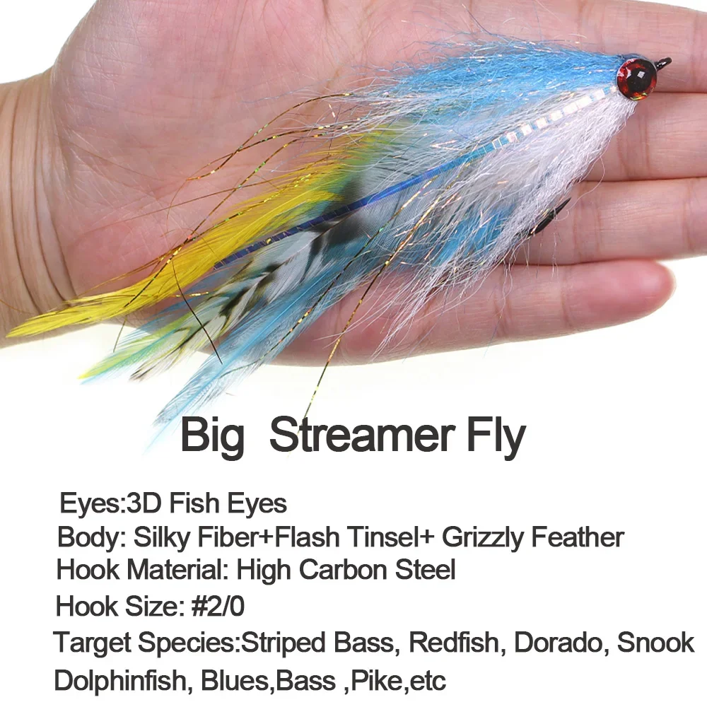 Detalle del anzuelo y el cuerpo del streamer ICERIO