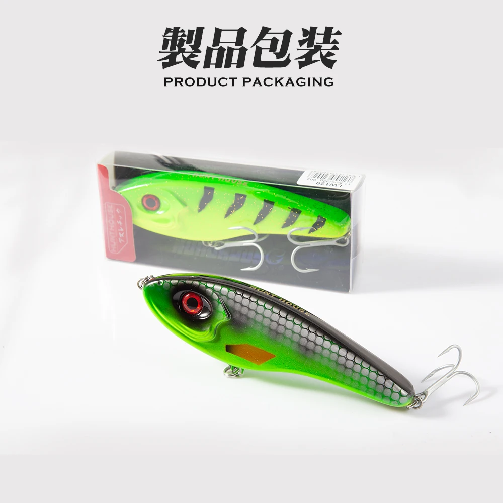 Hunthouse Musky Buster Jerkbait – hundimiento lento, sonido fuerte - imagen 5