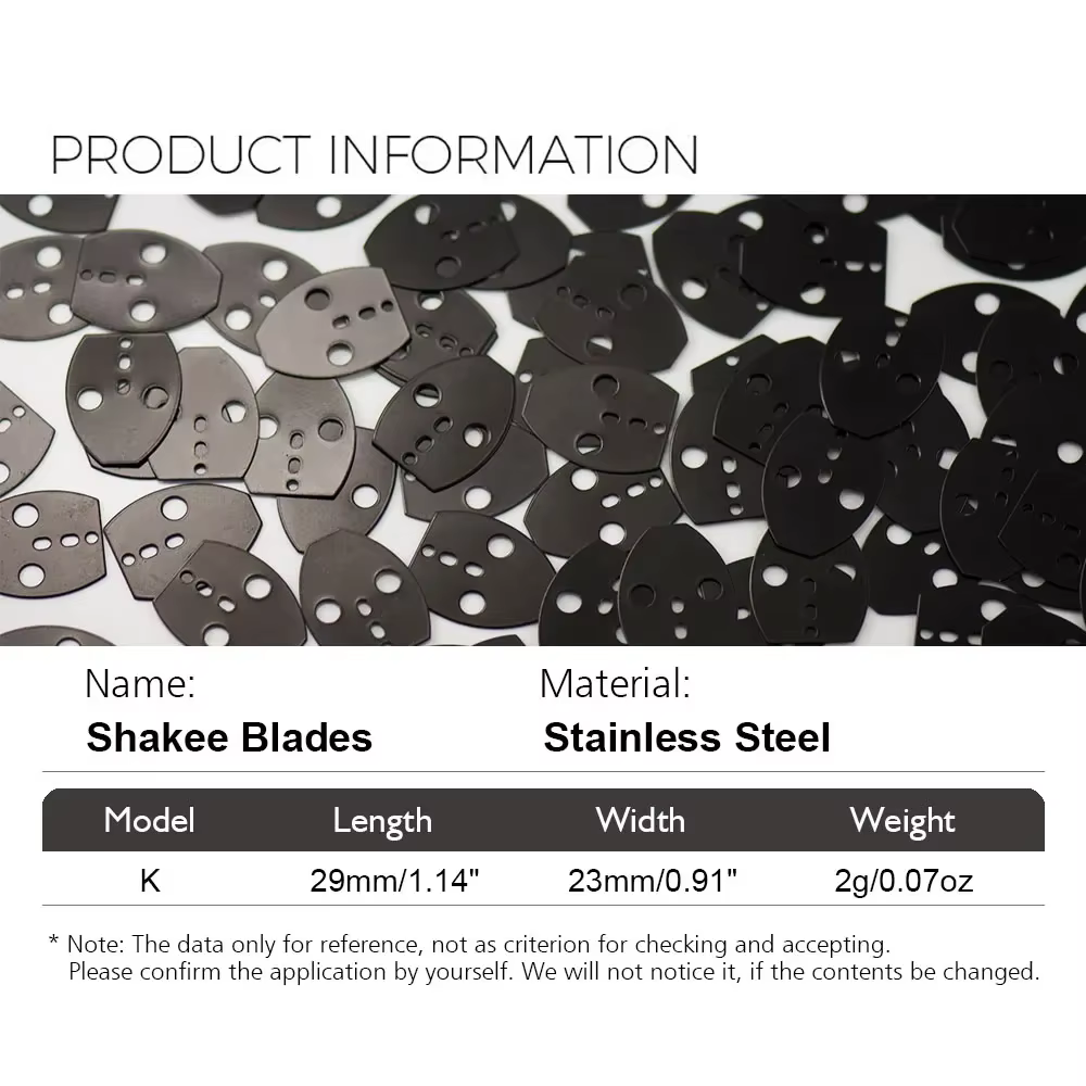 Countbass Cuchillas Turbo Inoxidable – Jig Blade Chatter para Señuelos - imagen 3