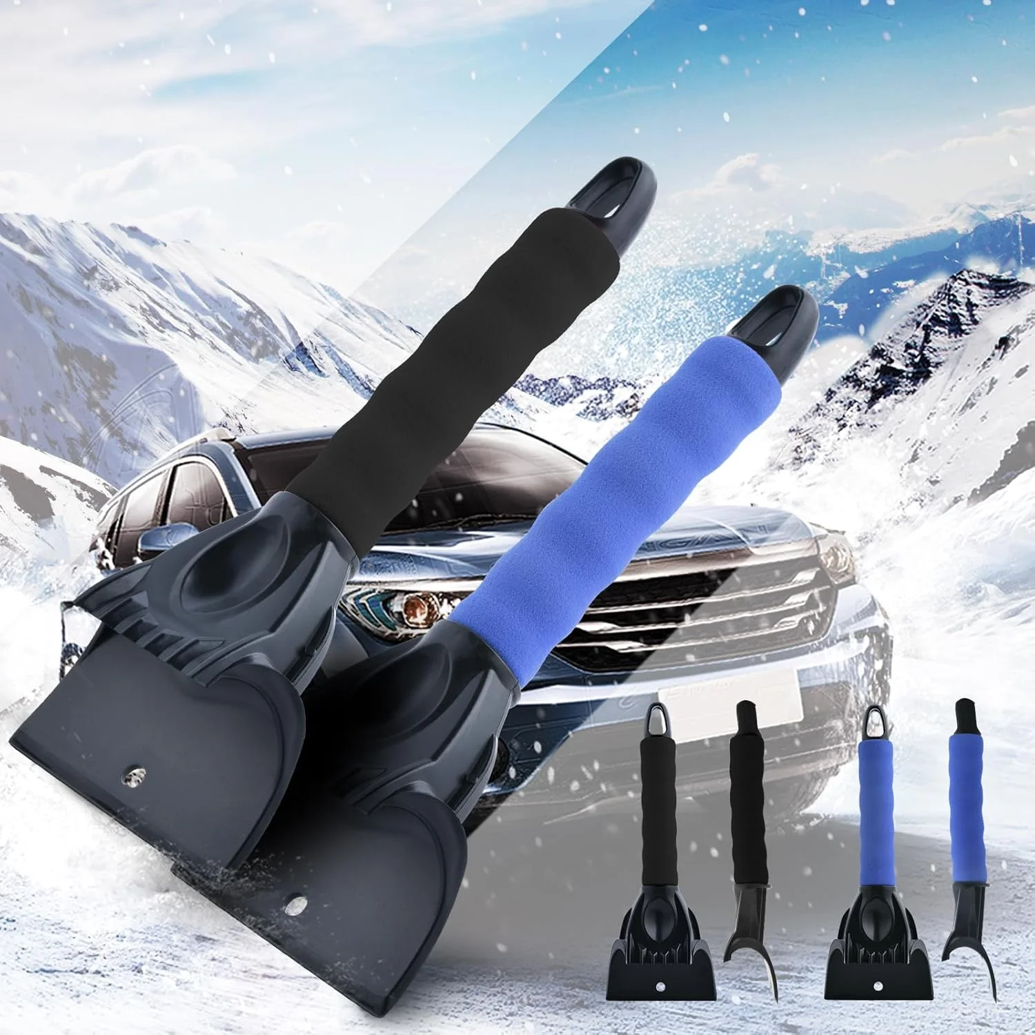 Raspador de Hielo para coches con descongelador y desempañador - imagen 3