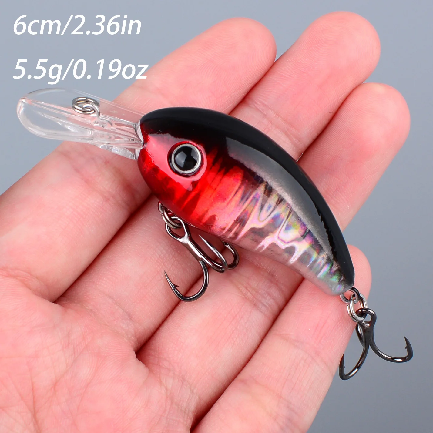Crankbait minnow para lubina y lucio – señuelo de arrastre