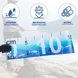 Cinta métrica pesca impermeable plegable agua dulce y salada
