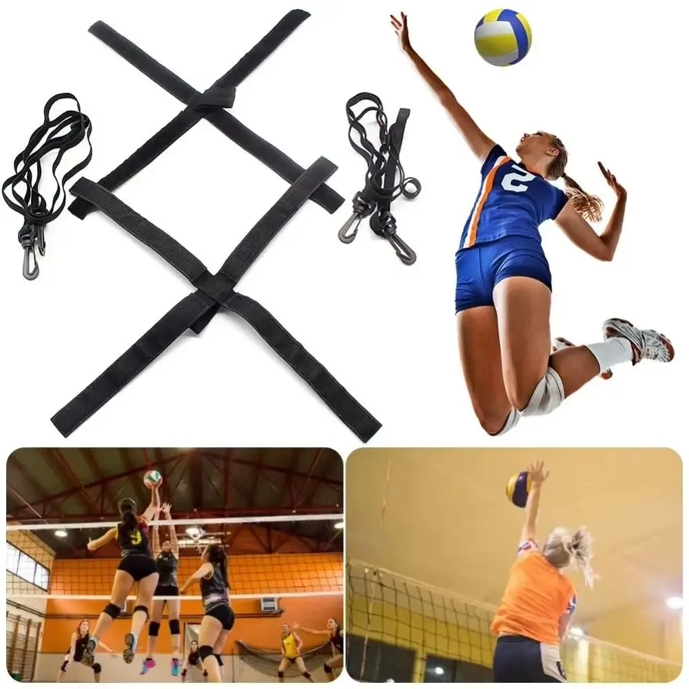 Entrenador de remates de voleibol elástico ajustable y portátil - imagen 5