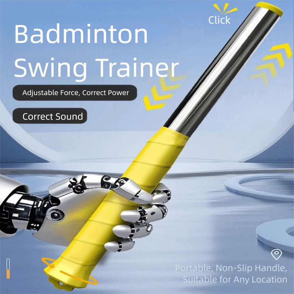 Entrenador Swing para raqueta bádminton con sonido y fuerza de muñeca - imagen 3