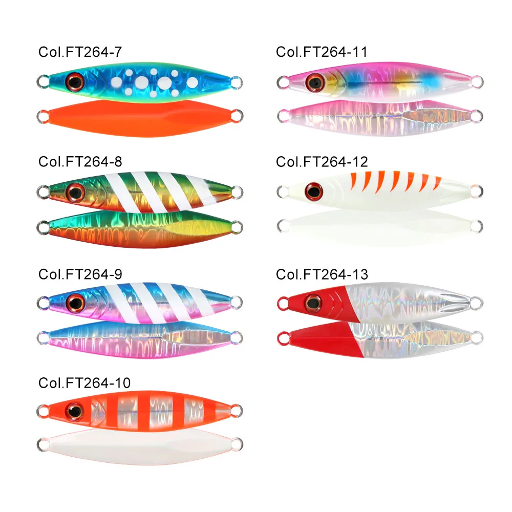 Jig Metal WEIHAI FSTK Shore Casting 30-60G – Slow jig para lubina y atún - imagen 4