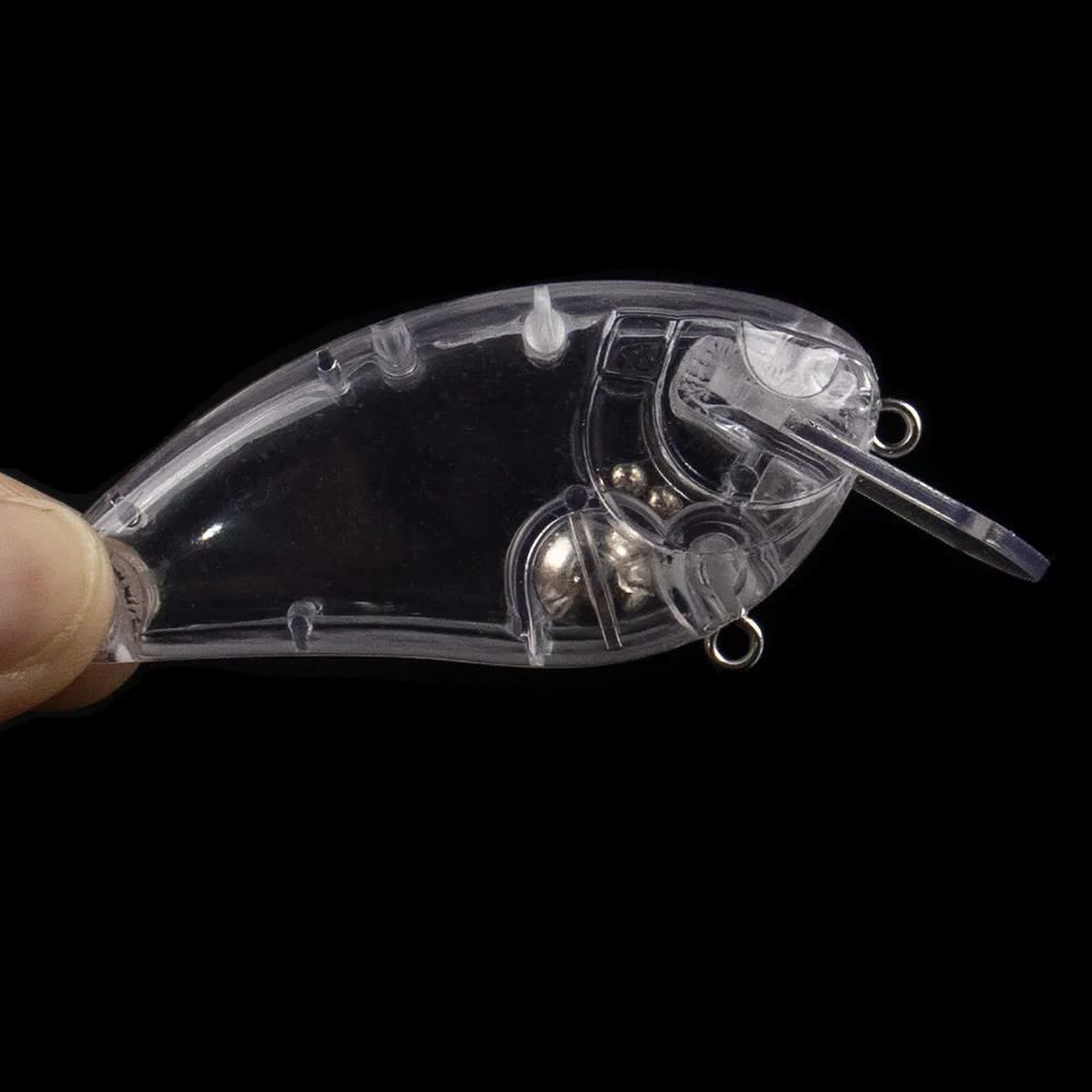 Señuelo flotante Crankbait con sonajero sin pintar duro Dr.Holife - imagen 3