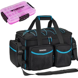 Bolsa bandolera de pesca impermeable con soporte para cañas
