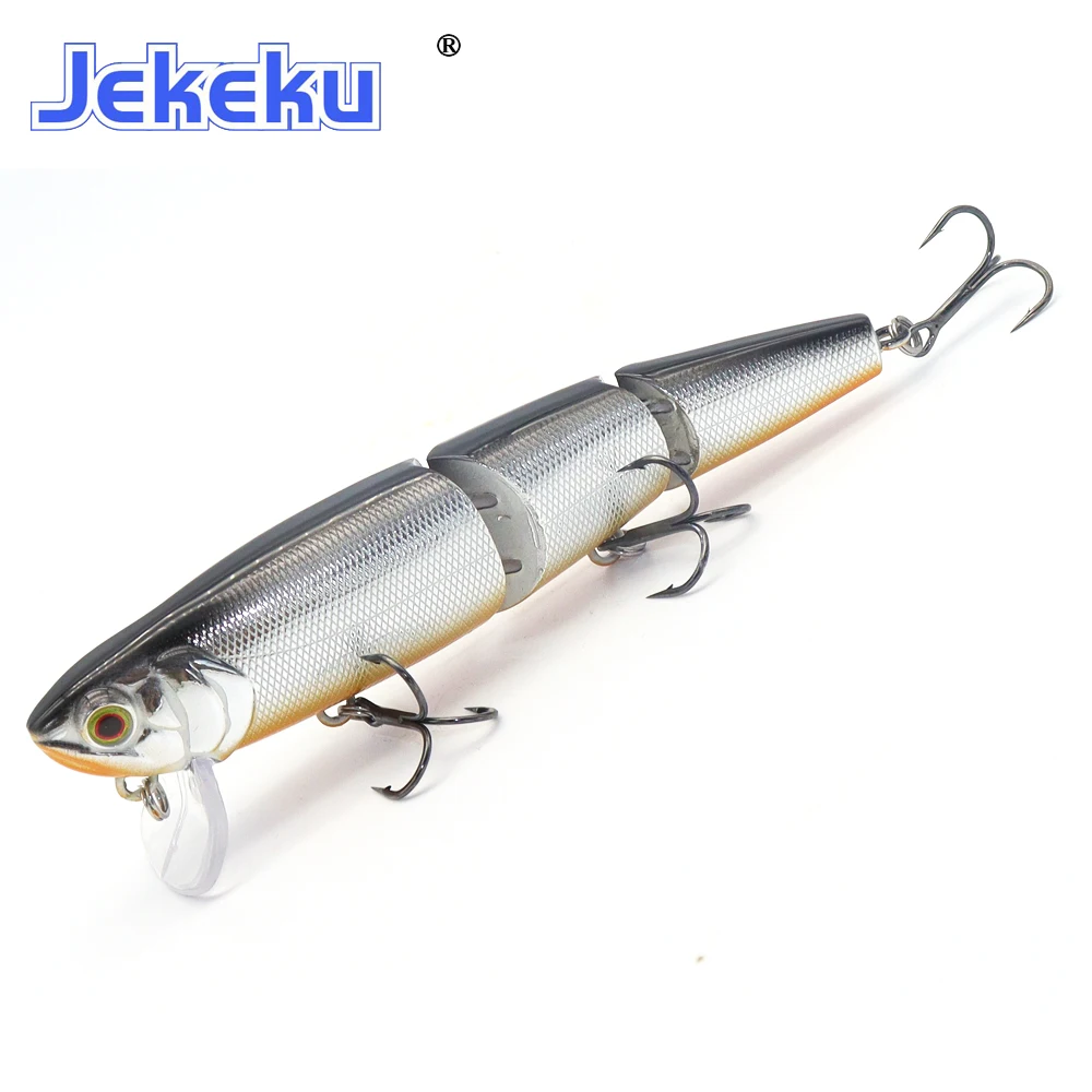 JEKEKU Swimbait articulado Minnow hundimiento para trucha y lucio - imagen 3