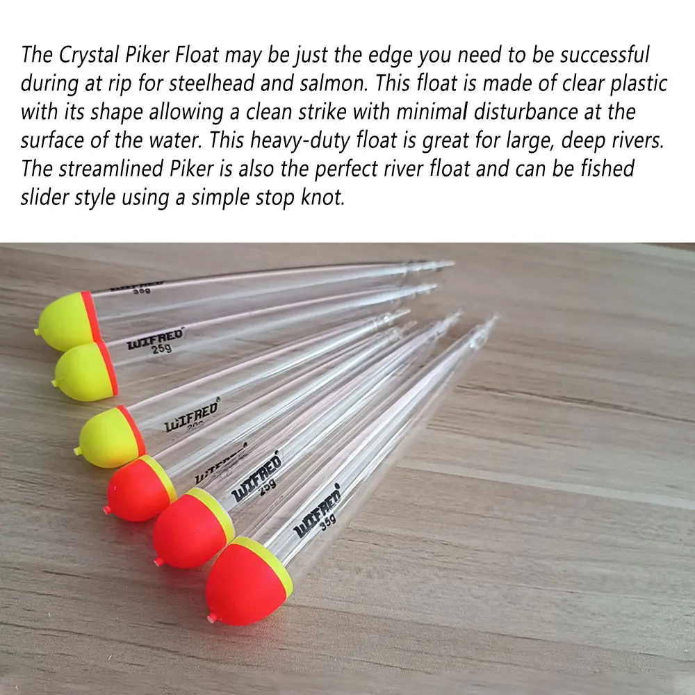 Bimoo Flotadores ponderados para salmón y Steelhead cristalino - imagen 5
