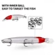 Señuelo Minnow swimbait luminoso biónico de lanzamiento largo