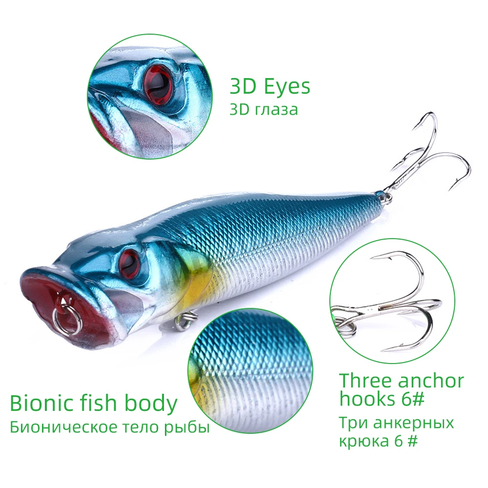 Popper DNDYUJU – Señuelo de superficie para pesca en mar