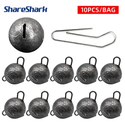 Plomos redondos cabeza rápida ShareShark para pesca en mar