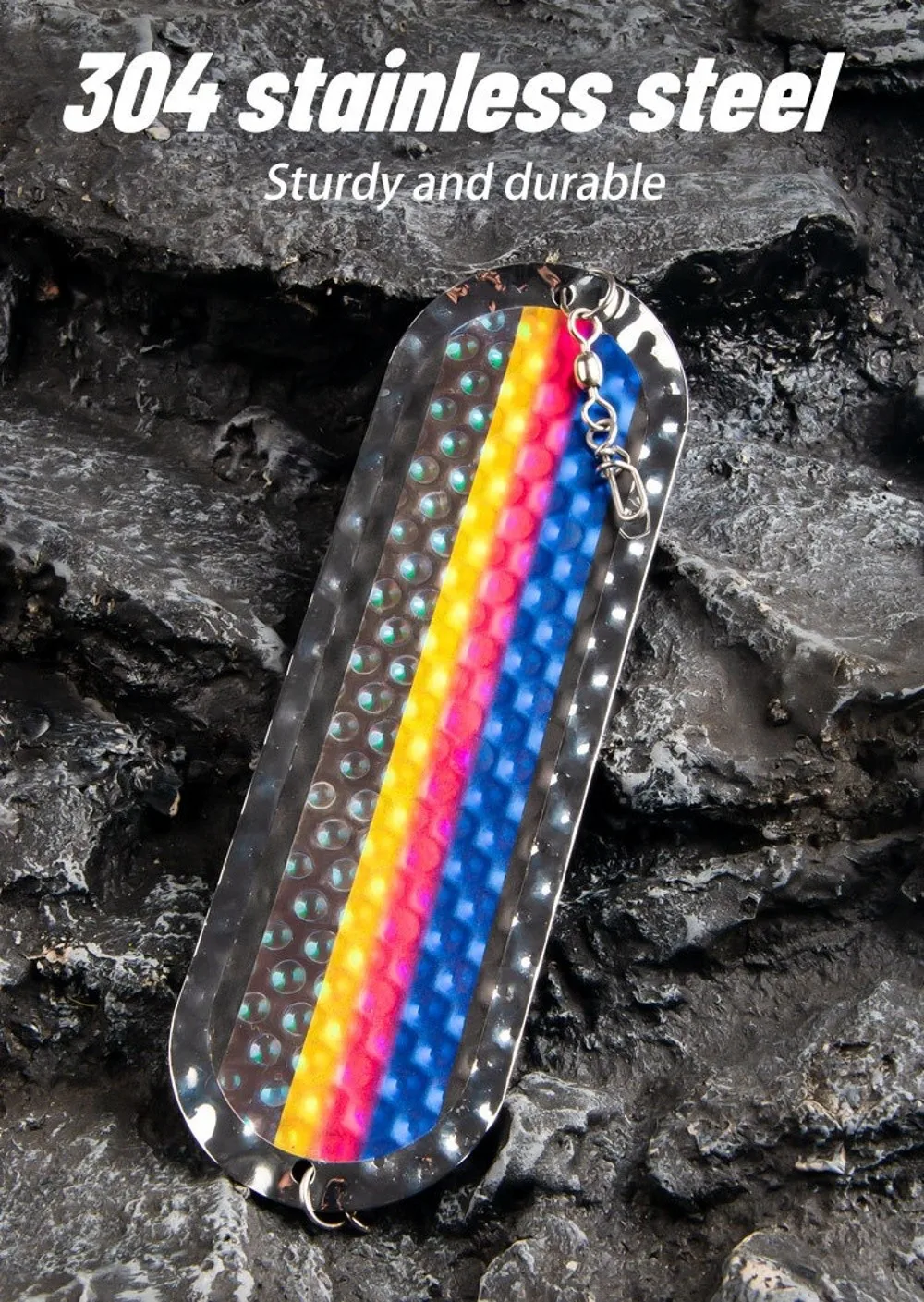 Señuelo en colores vibrantes