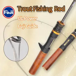 Caña trucha ROLLFISH UL con punta ultra-sensible y anillas Fuji