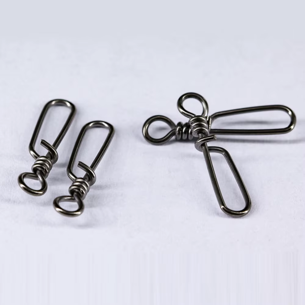 DNDYUJU Ensemble Acero Inoxidable – Snap Giratorio con Anillas y Broche para Calamar - imagen 4